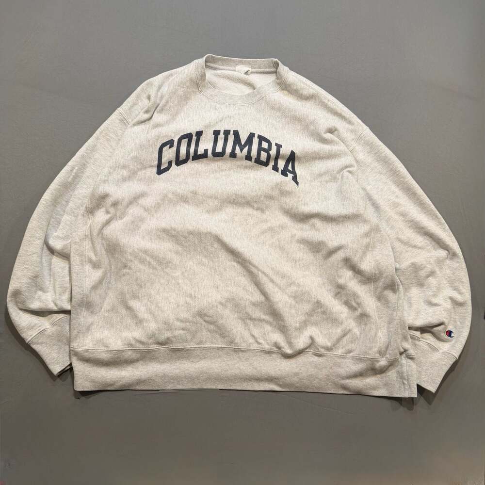 Champion Reverse Weave Columbia University Crewneck Sweatshirt Gray 3X-Large